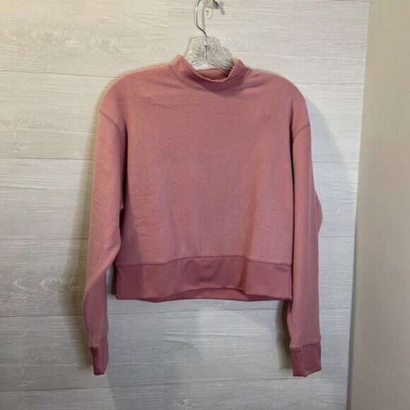 ABOUND Women's Mock Neck Fleece Pullover‎ Cropped Sweater NWT - Picture 5 of 8